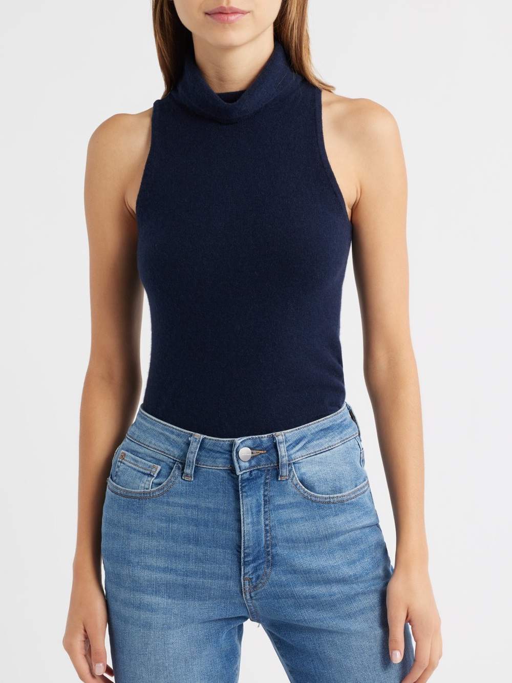 Reformation Marcy Sleeveless Cashmere
Turtleneck Sweater $148 - Picture 2 of 6